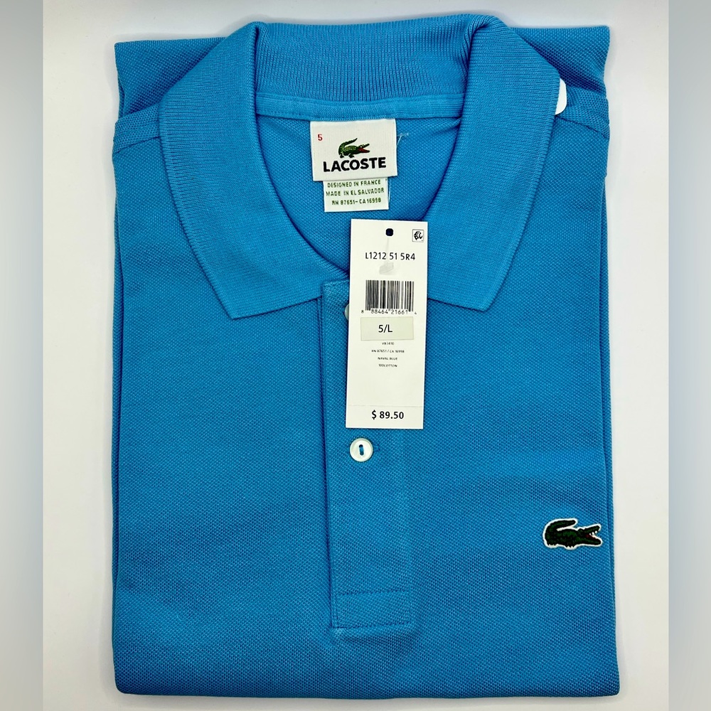 Lacoste Short Sleeve Classic, NWT